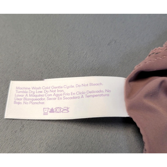 Joyspun Panties Womens XXL 20 2 Pack Micro and Lace Hipster Mauve Pink Briefs - Picture 9 of 10